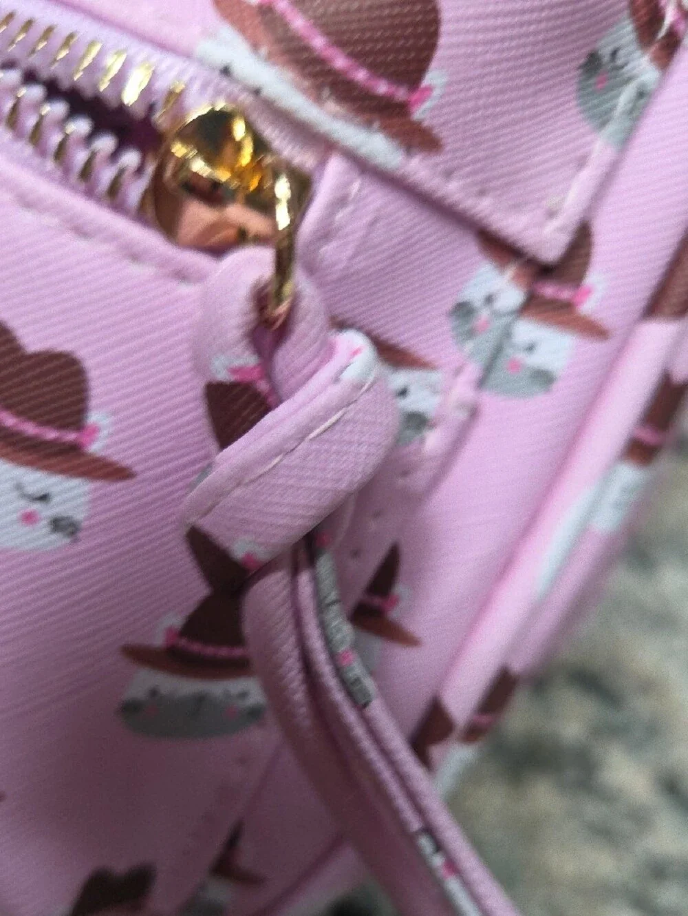 Kids Pink Cowgirl Cat Mini Backpack